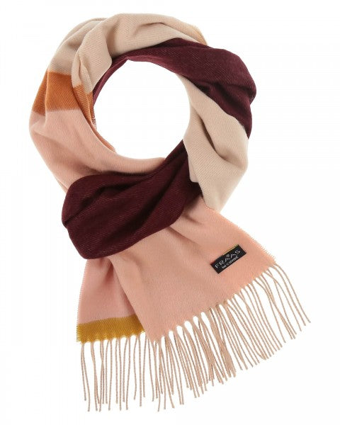 FRAAS Cashmink-Scarf With Block-Stripes