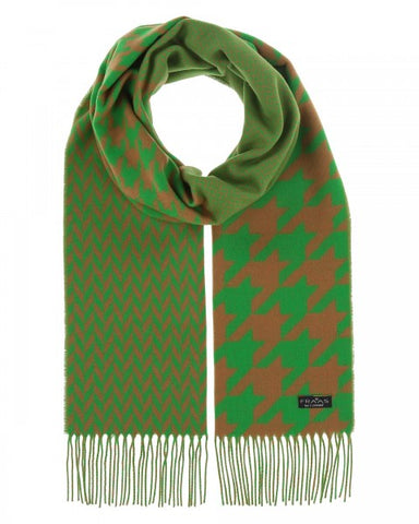 FRAAS Cashmink-Scarf With Houndstooth-Mix