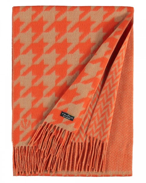 FRAAS Cashmink-Scarf With Houndstooth-Mix
