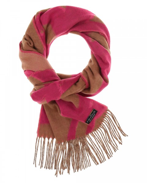 FRAAS Cashmink-scarf with brushstroke-design