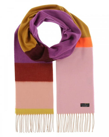 FRAAS Cashmink-Scarf With Block-Stripes