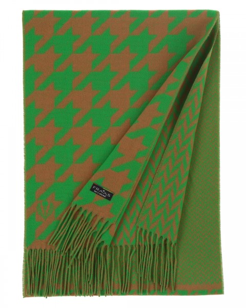 FRAAS Cashmink-Scarf With Houndstooth-Mix