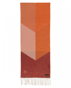 FRAAS Cashmink-Scarf With Geometric Colour Block Design
