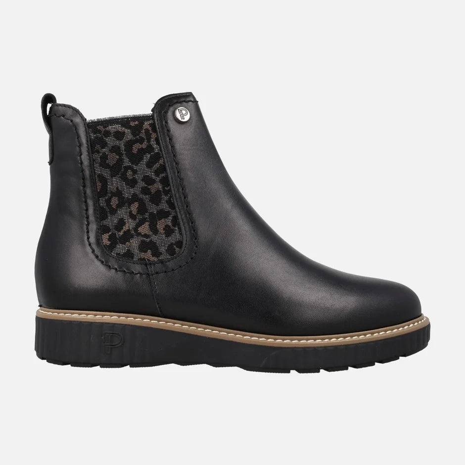 Pitillos Black Chelsea Boot Black