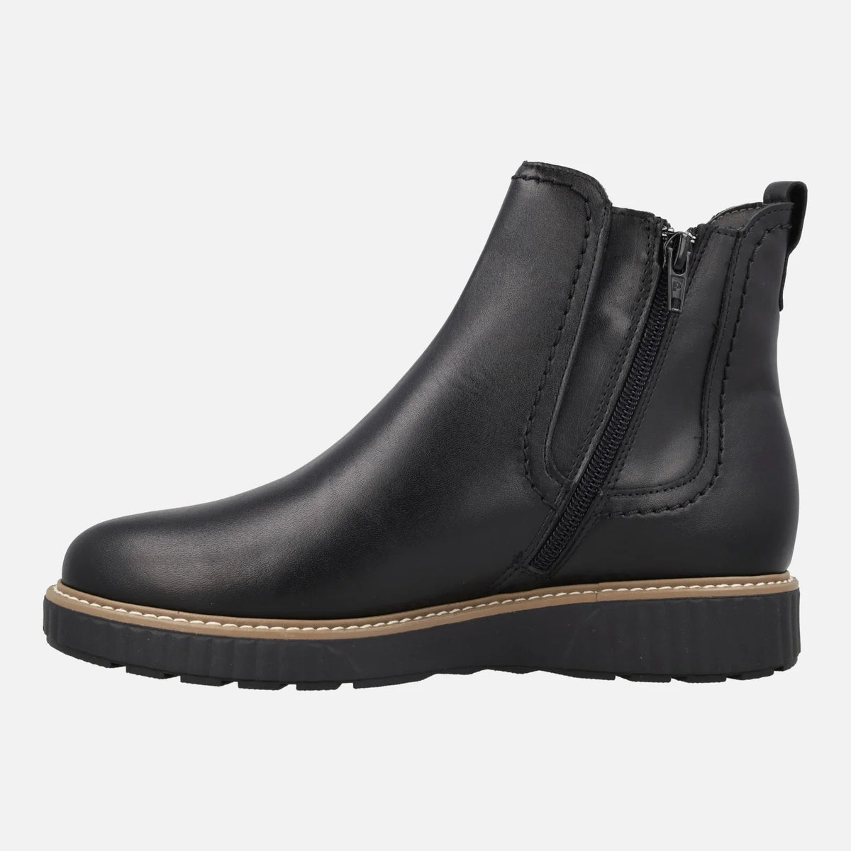 Pitillos Black Chelsea Boot Black