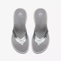 Clarks Brinkley Reyna Flip Flops Silver