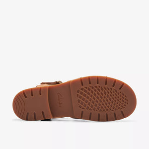 Clarks Orinoco Cove Tan Leather Sandals