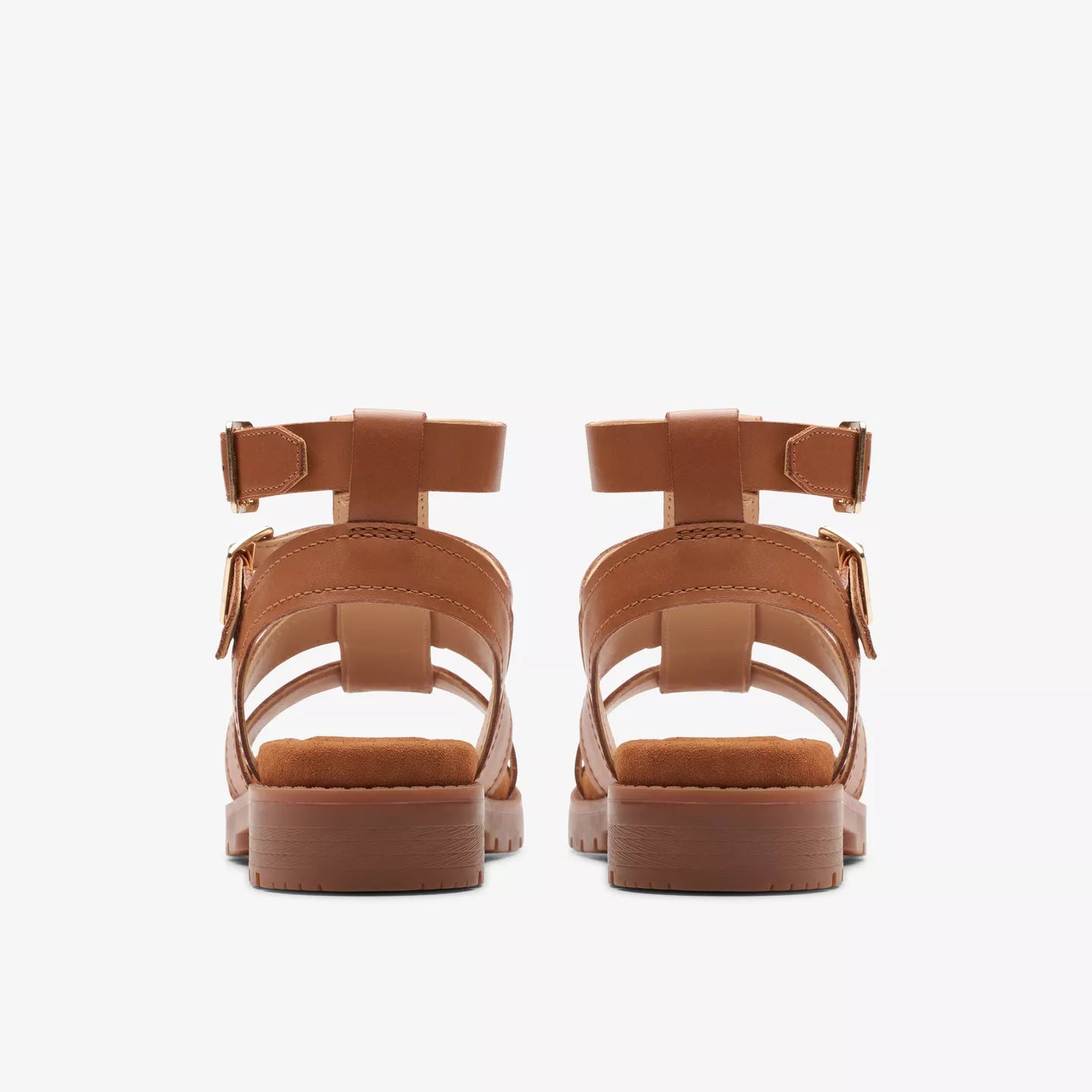 Clarks Orinoco Cove Tan Leather Sandals