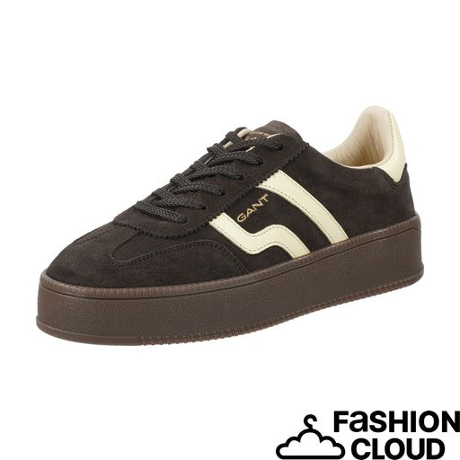 Gant CUZMANI Chocolate Brown/ Yellow Trainer