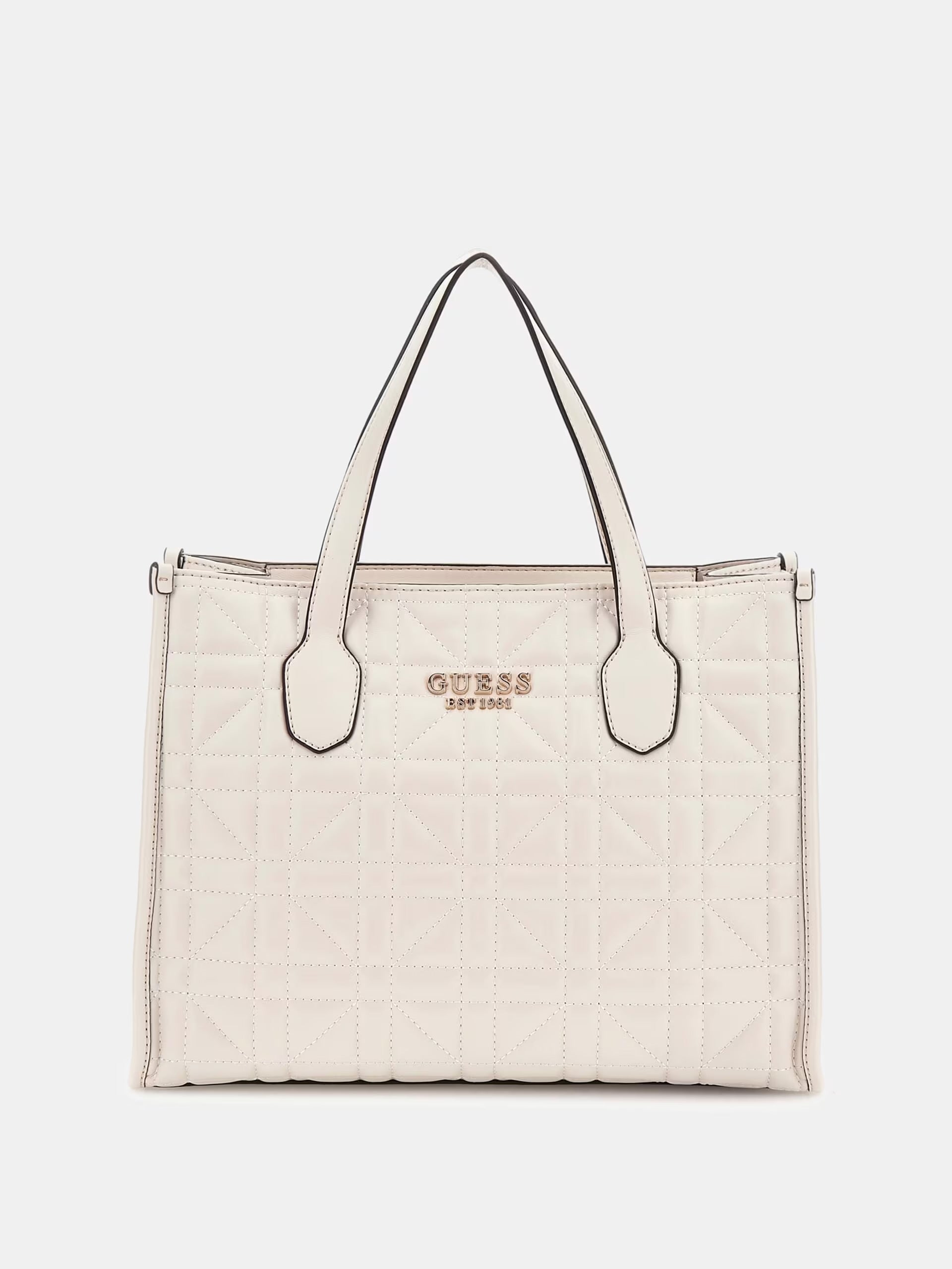 GUESS Silvana Tote Bag Stone