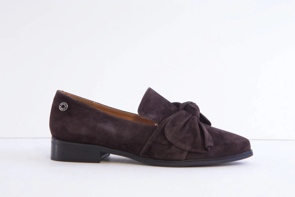 Loretta Vitale Chocolate Brown Suede Shoe