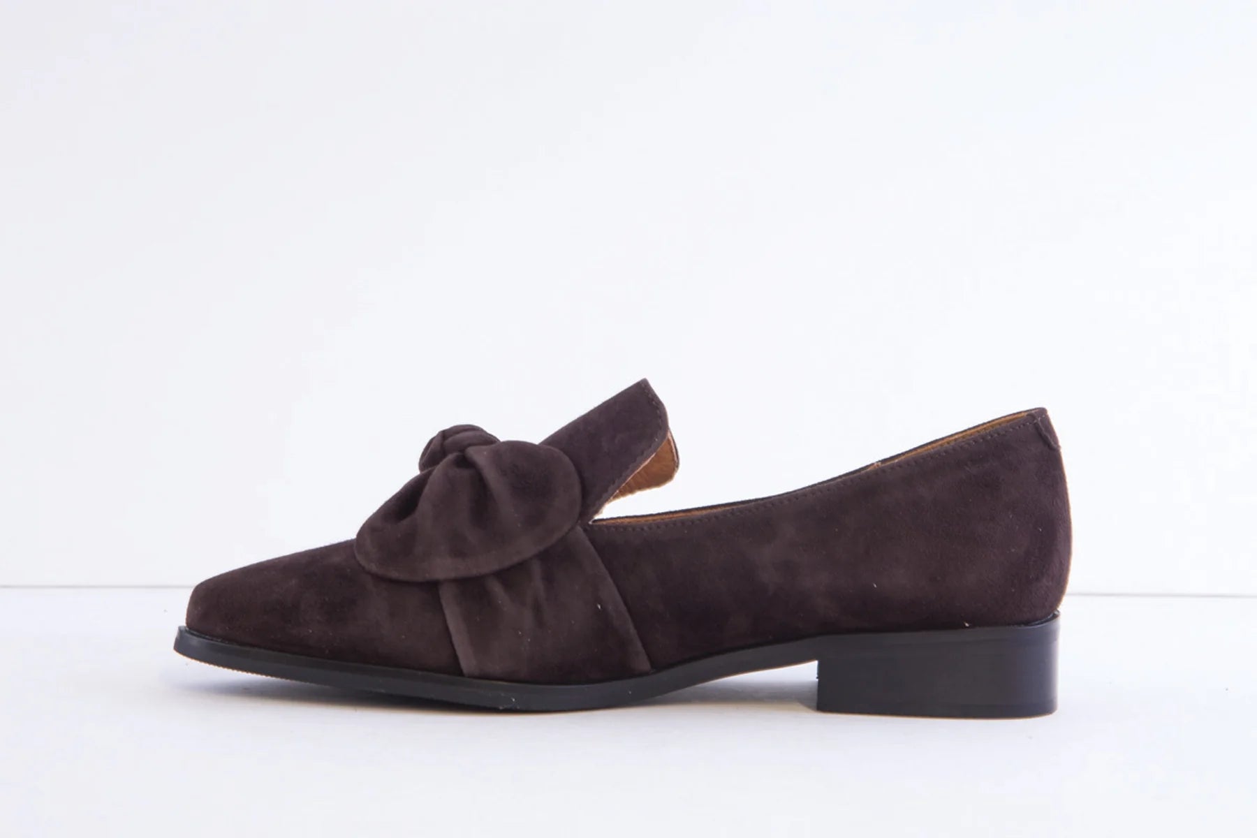 Loretta Vitale Chocolate Brown Suede Shoe