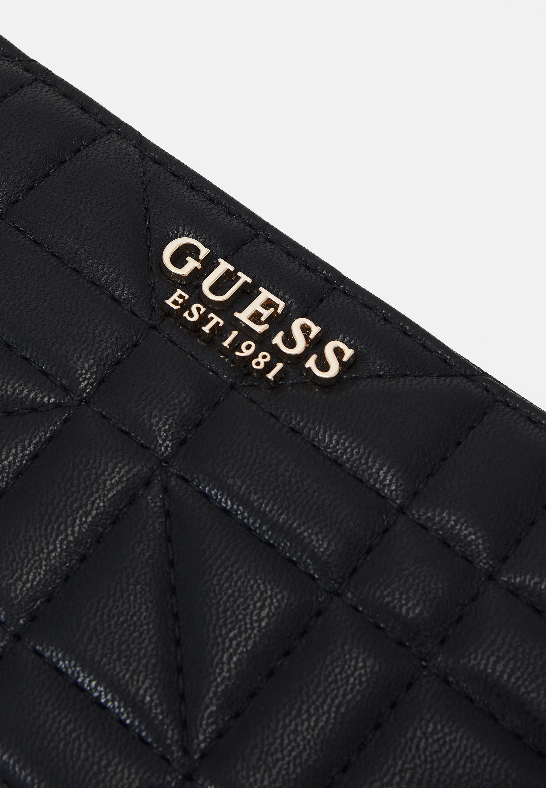 GUESS Assia Large Zip Around Wallet Black