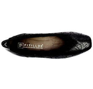 Pitillos Low Heel Shoe Black