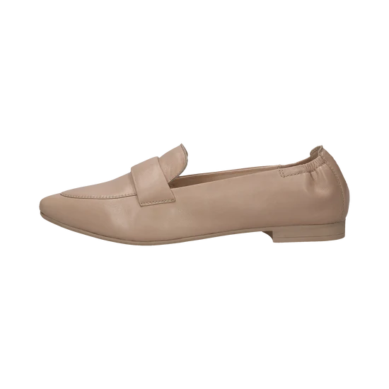 BAGATT Leather Nude Loafers