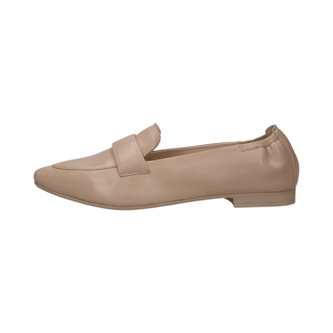 BAGATT Leather Nude Loafers