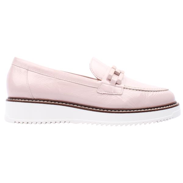 Pitillos Patent Leather Loafer Nude