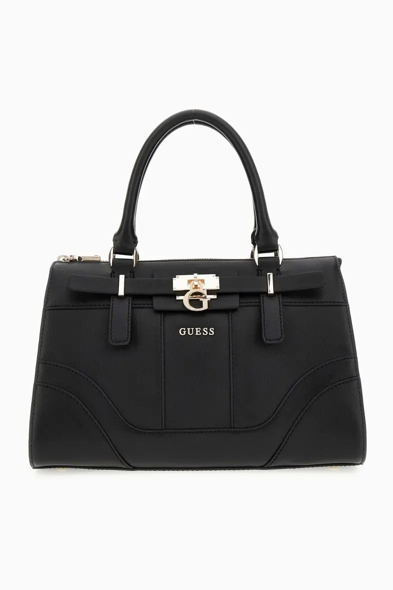 GUESS Greyson Satchel Bag in Black