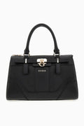 GUESS Greyson Satchel Bag in Black