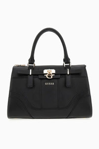 GUESS Greyson Satchel Bag in Black