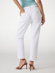GUESS Boyfriend Jeans in White