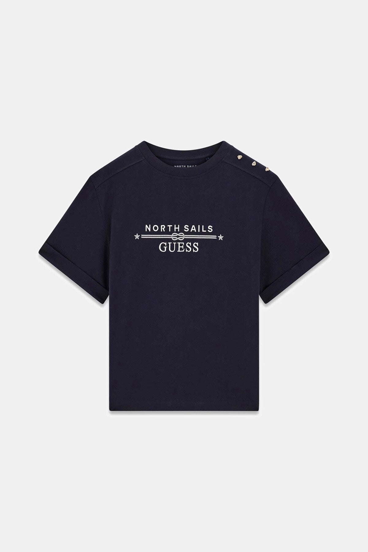 GUESS North Sail Tee Shirt in Navy