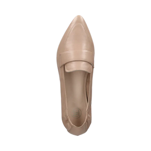 BAGATT Leather Nude Loafers