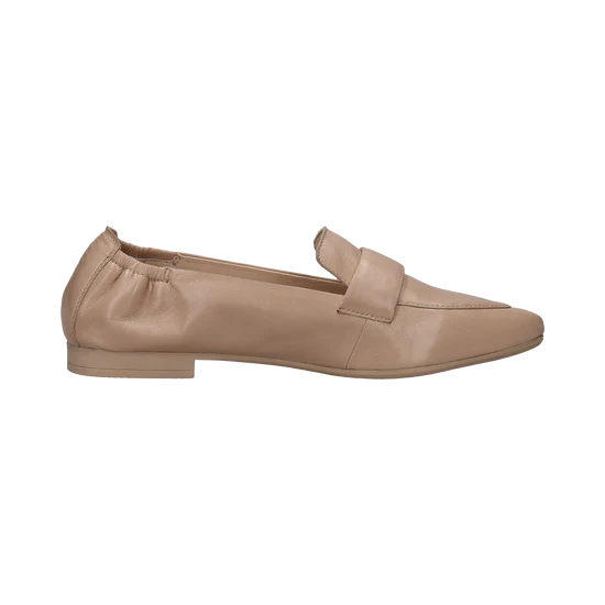 BAGATT Leather Nude Loafers