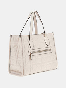 GUESS Silvana Tote Bag Stone