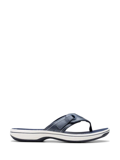Clarks Brinkley Reyna Flip Flops Navy