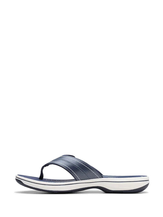 Clarks Brinkley Reyna Flip Flops Navy