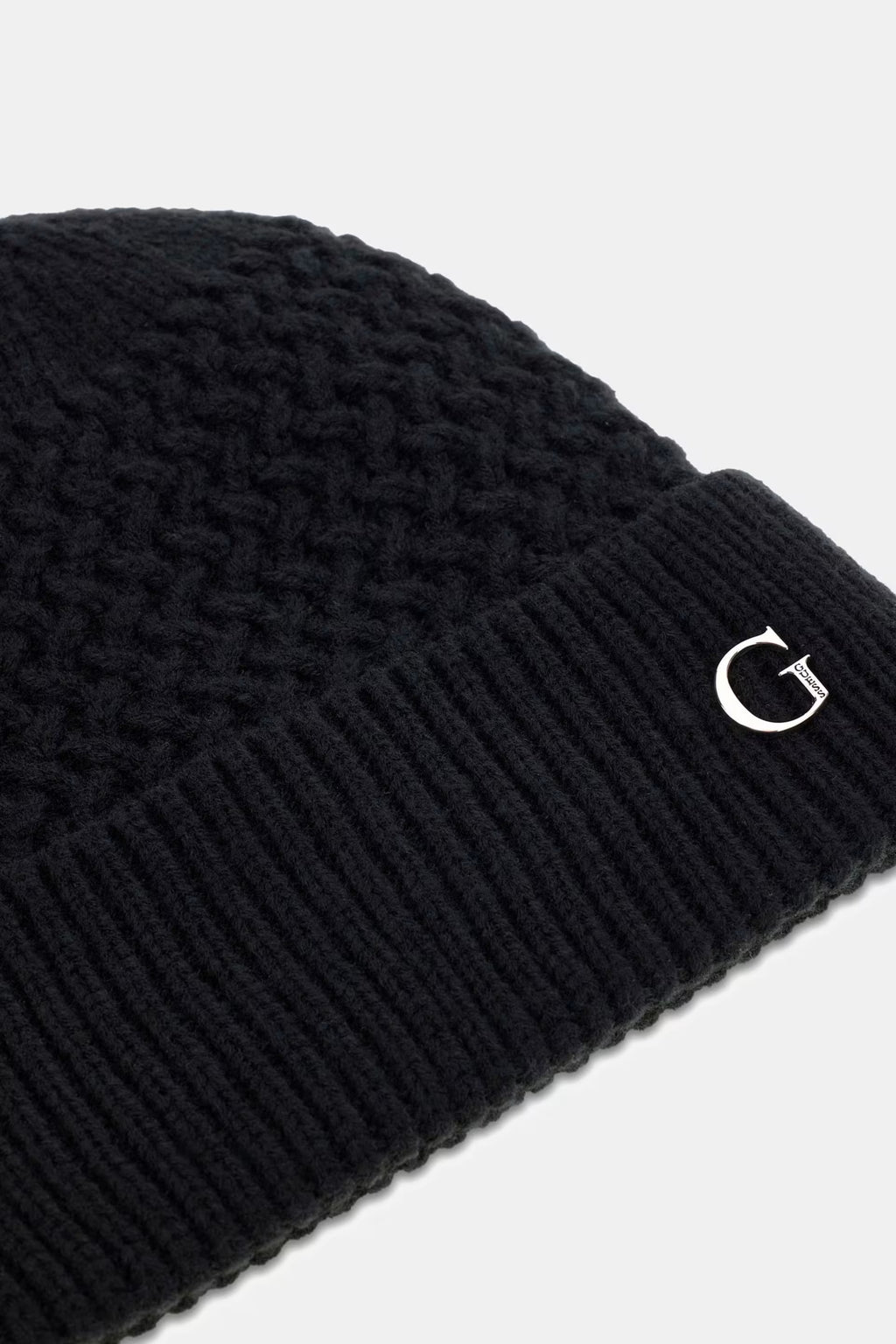 Guess Knitted Beanie Black