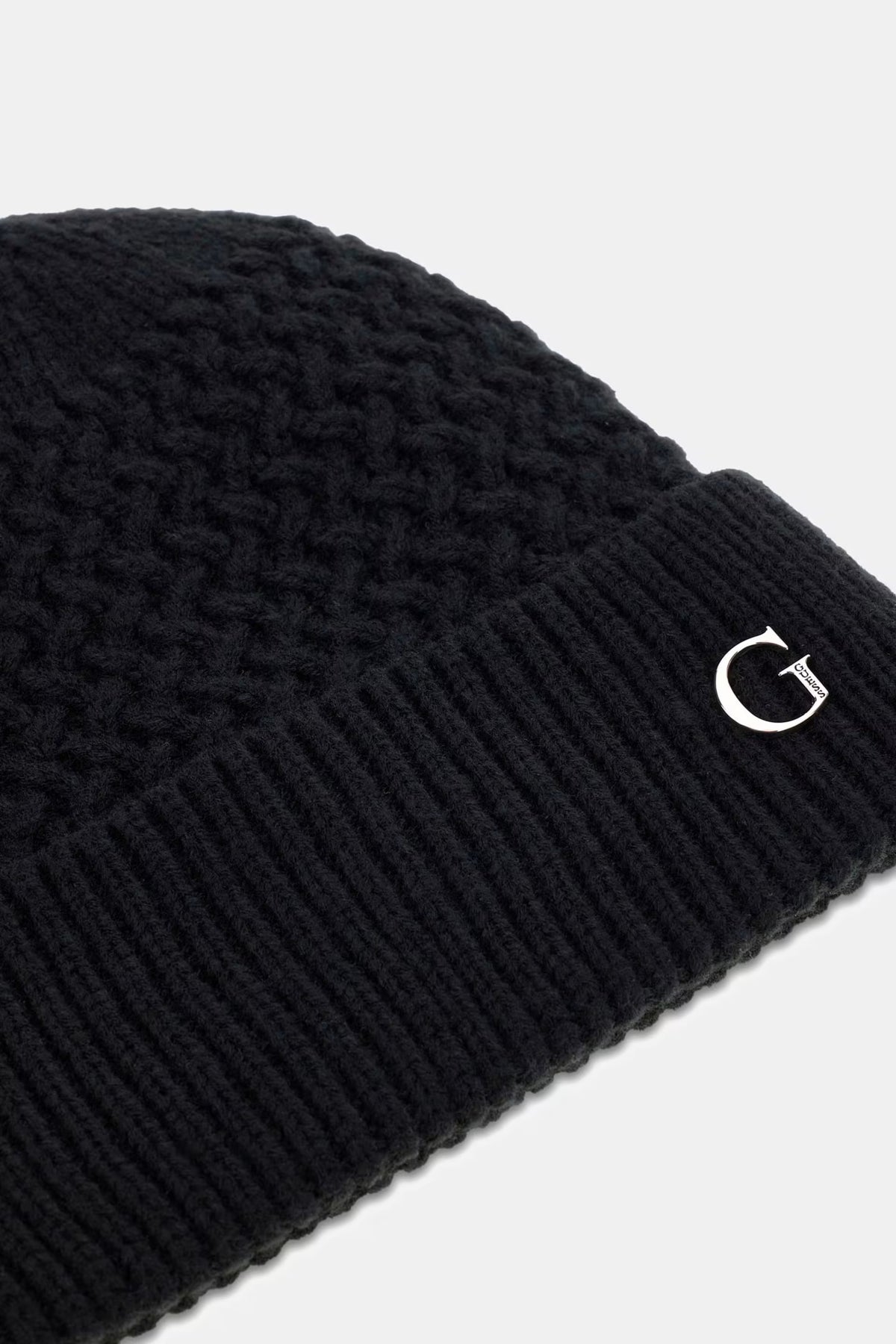 Guess Knitted Beanie Black