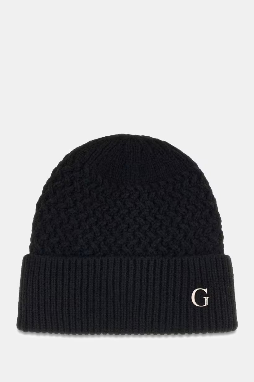 Guess Knitted Beanie Black