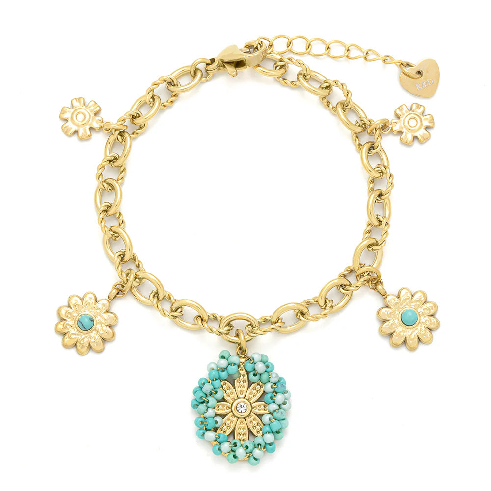 KNIGHT & DAY - Appoline Turquoise Bracelet