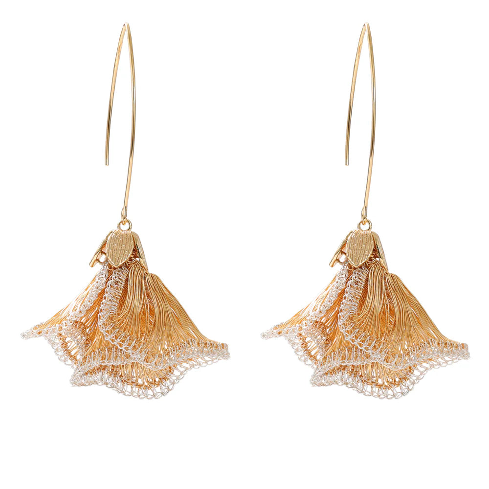 KNIGHT & DAY - Aria Floral Drop Earrings