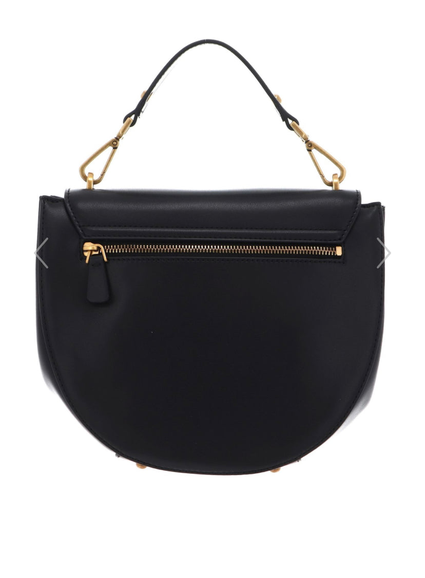GUESS Fleet Saddle Bag Black