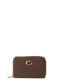GUESS Camden Small Zip around Wallet Espresso Suedette