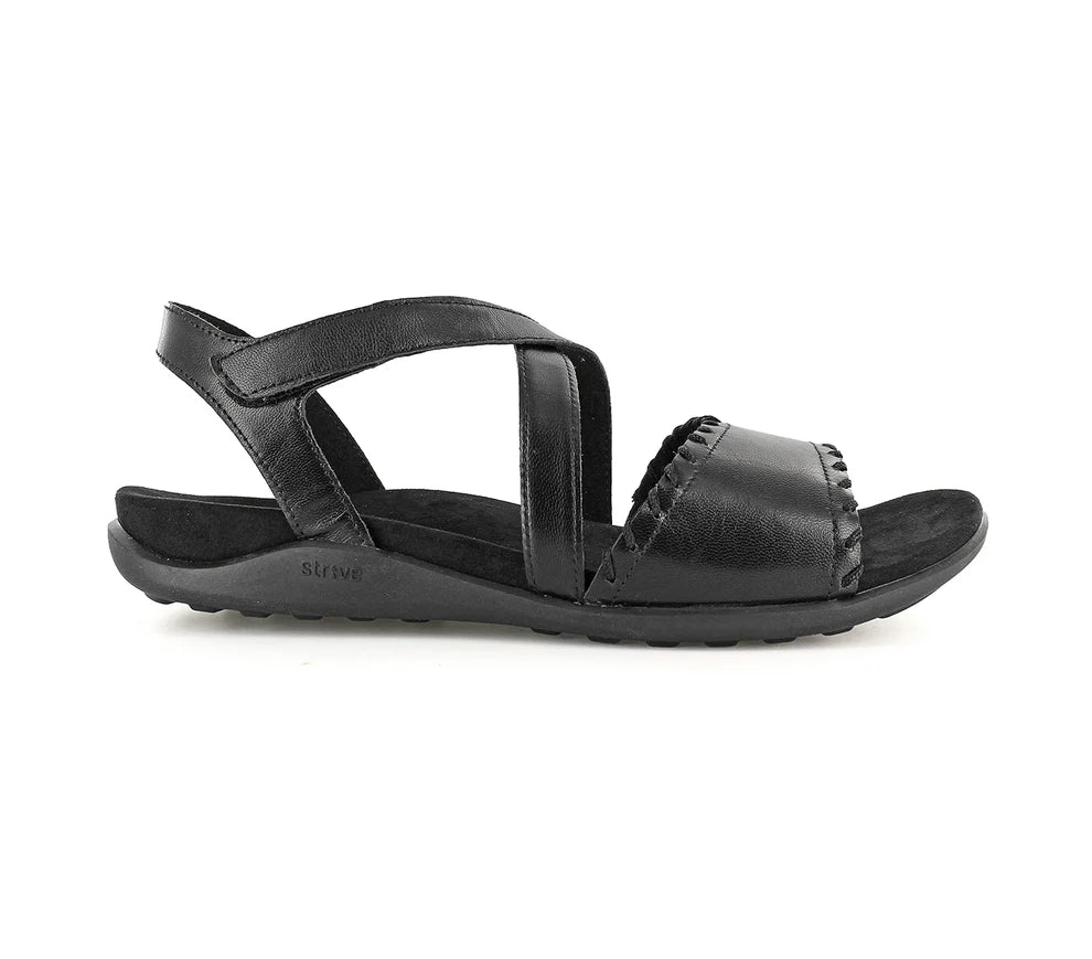 STRIVE Coral Sandal in Black