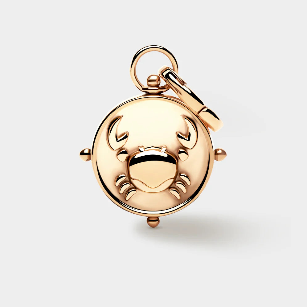 COLURi - Cancer Double-Sided Charm Gold