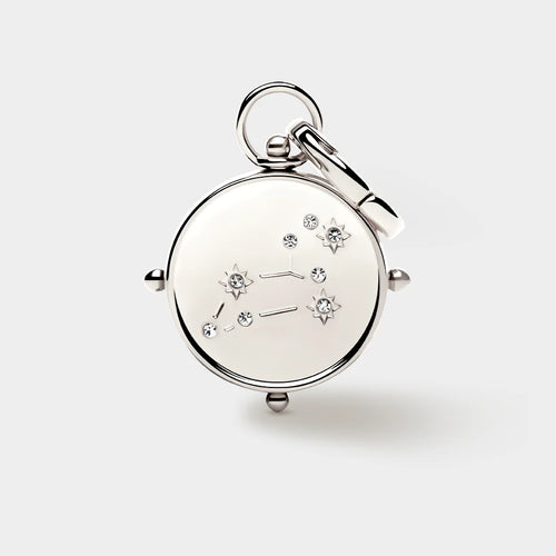 COLURi - Leo Doubled Sided Charm Silver
