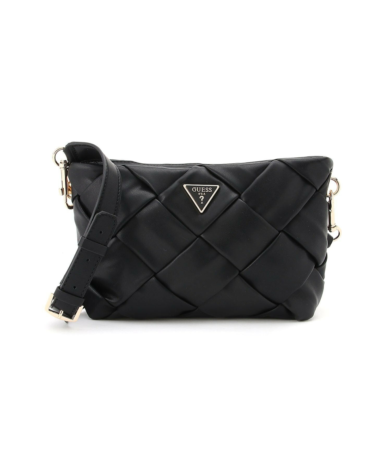 GUESS Zaina Quilted Crossbody Black