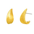 KNIGHT & DAY -  Delilah Brushed Gold Plated Earrings