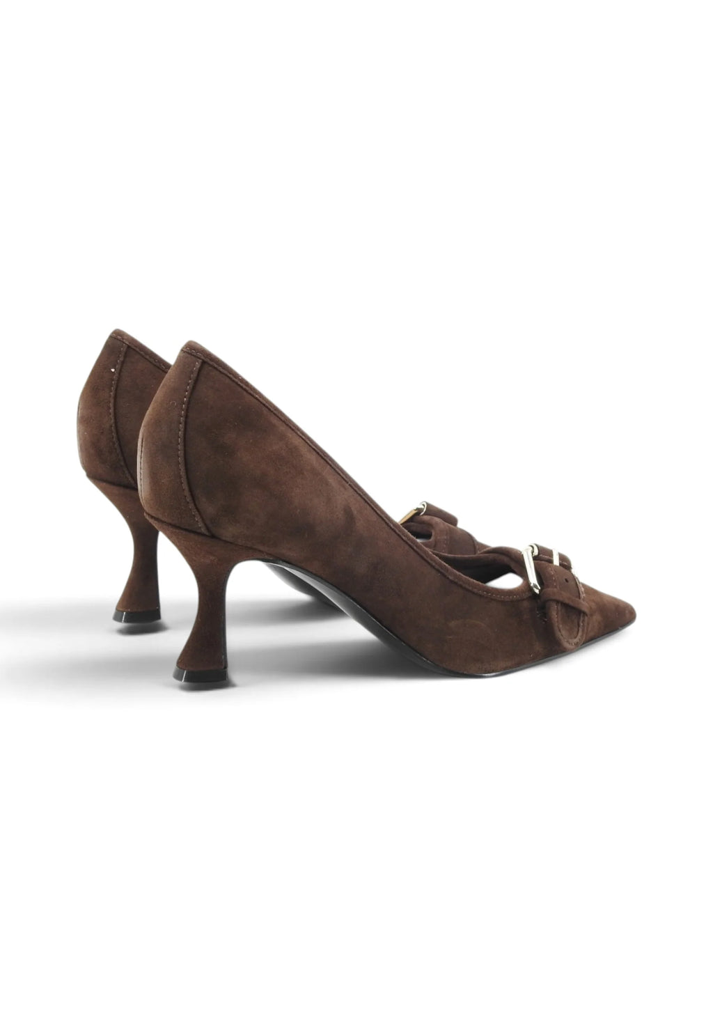 GUESS Chocolate Brown Suede Heeled Shoes