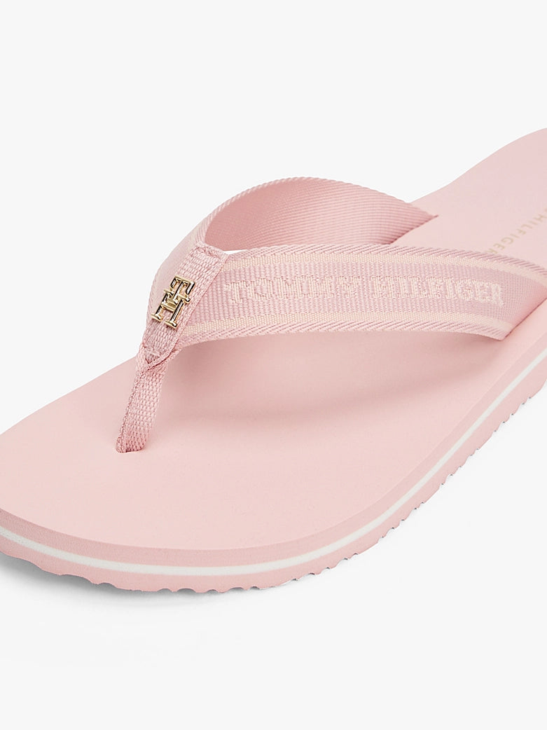 TOMMY HILFIGER Tonal Logo Webbing Flip Flop