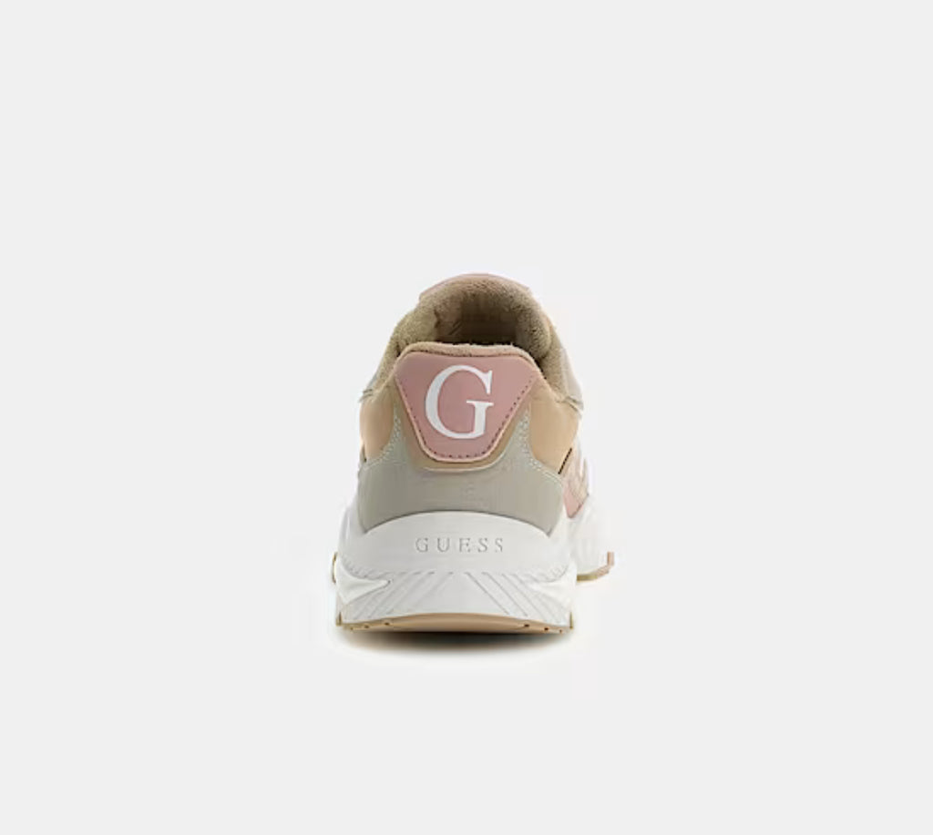 GUESS Carrli Suede Insert Runner Cream