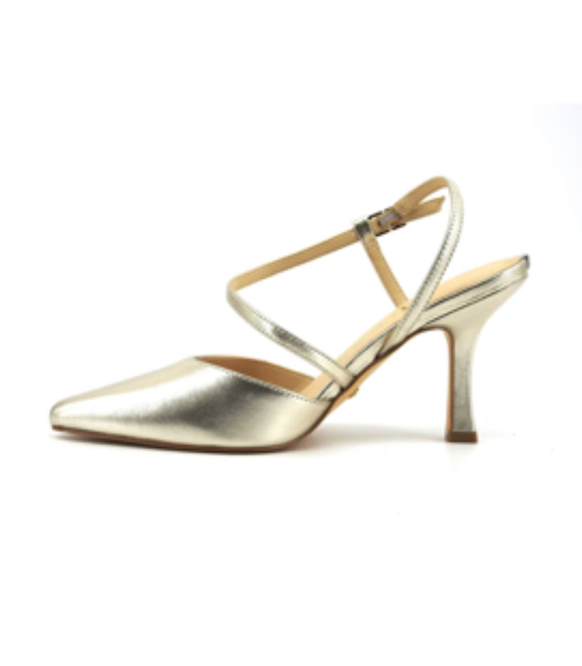GUESS Leather Heels Gold