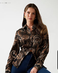 GUESS Clarisse Paisley Shirt