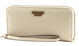 Guess Arja Large Pebbled Faux Leather Purse, Stone