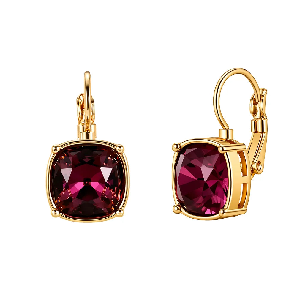 KNIGHT & DAY -  Genevieve Amethyst Earrings